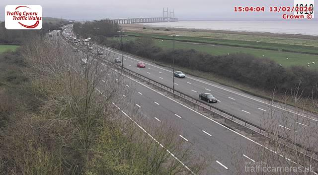 M4 - J22 - 23 2nd Severn X West