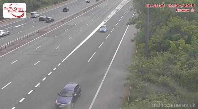M4 - J23 Rogiet (Westbound)
