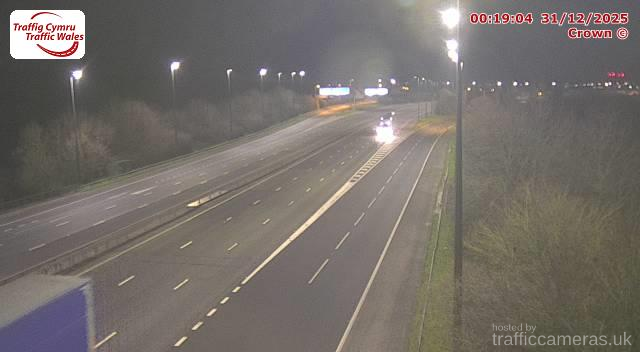 M4 - J23 Rogiet (Westbound)