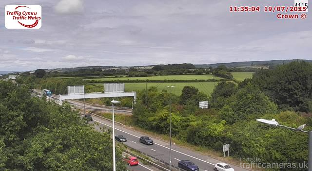 M4 - J23A Magor East (Westbound)