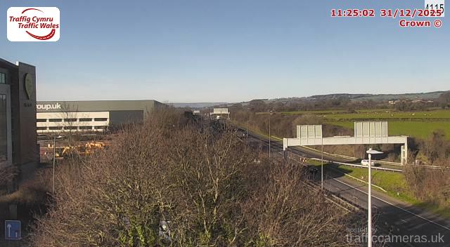 M4 - J23A Magor East (Westbound)