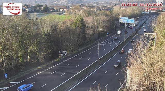 M4 - J25 St Julians East