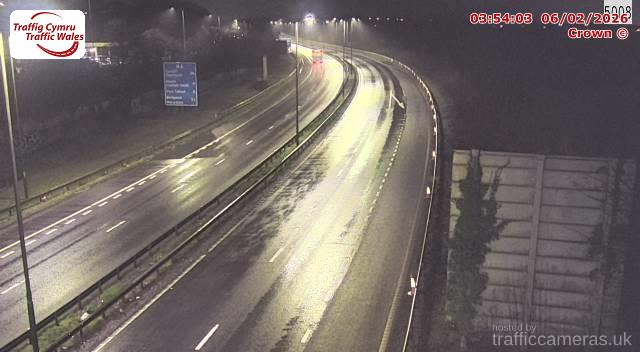 M4 - J44 Lon Las East (W)