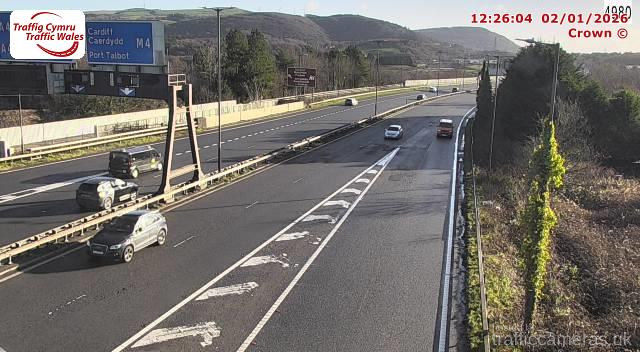 M4 - J43 Llandarcy (Eastbound)