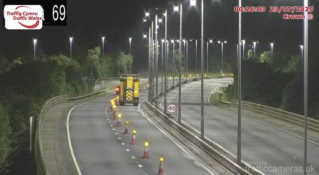 A55 - J19 Glan Conwy (Westbound)