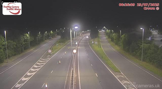 A55 - J17 Conwy Morfa (Eastbound)