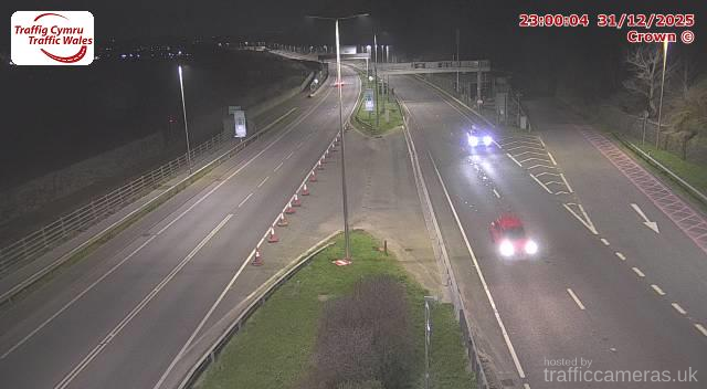 A55 - J17 - 16A Pen Tunnel East Portal