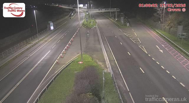 A55 - J17 - 16A Pen Tunnel East Portal