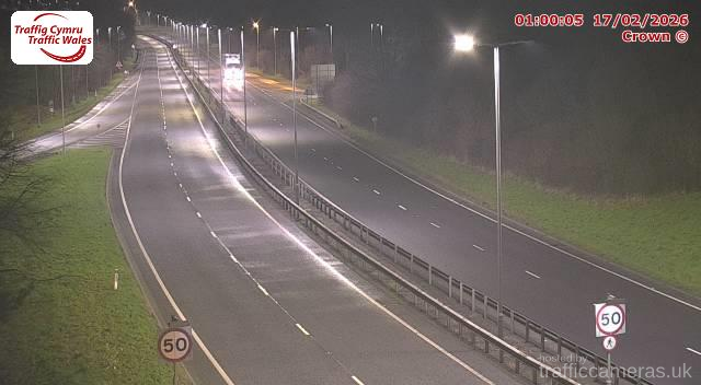 A55 - J9 Treborth (Westbound)