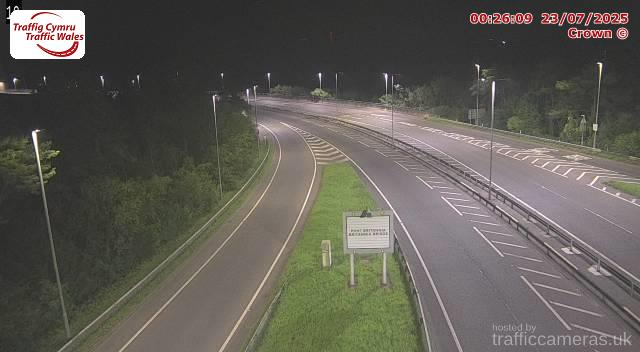 A55 - J8a Britannia Bridge (Island) East