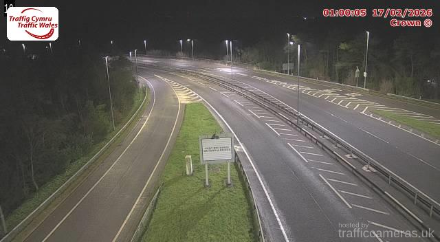 A55 - J8a Britannia Bridge (Island) East